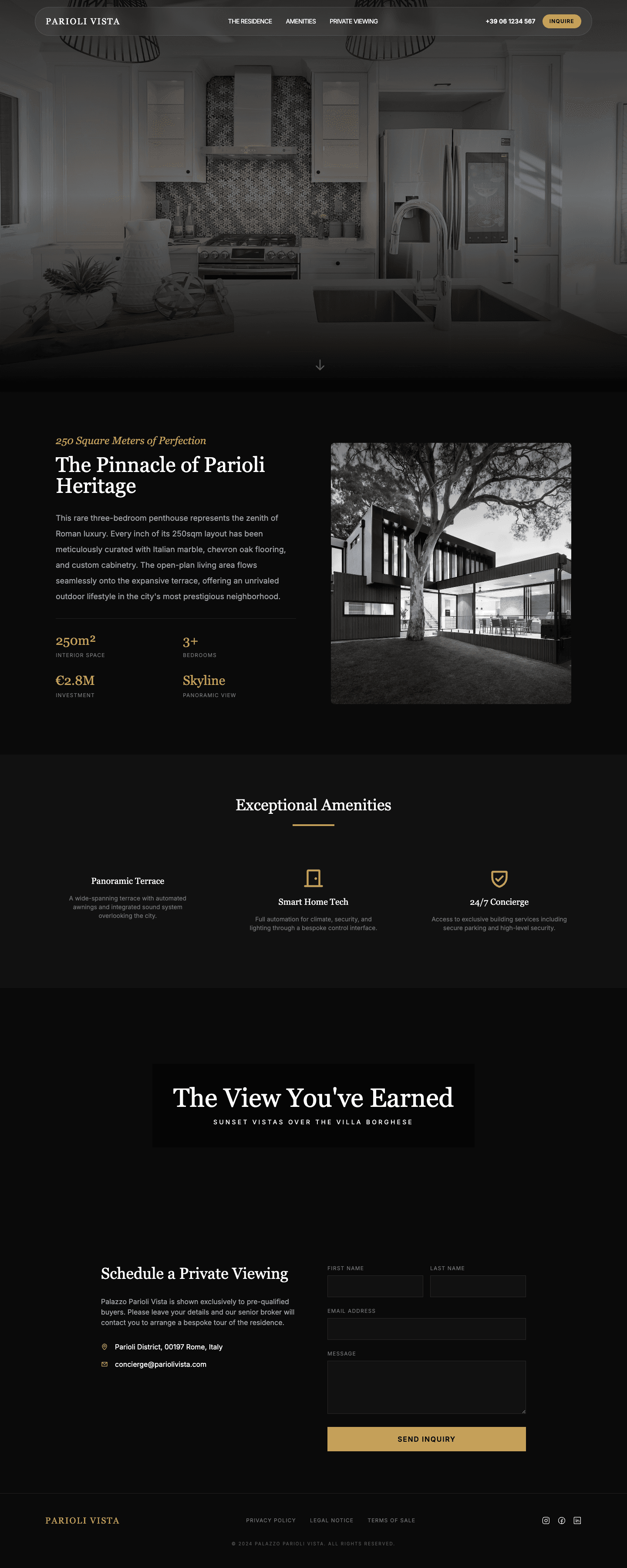 Palazzo Parioli Vista - Ultra-Luxury Penthouse