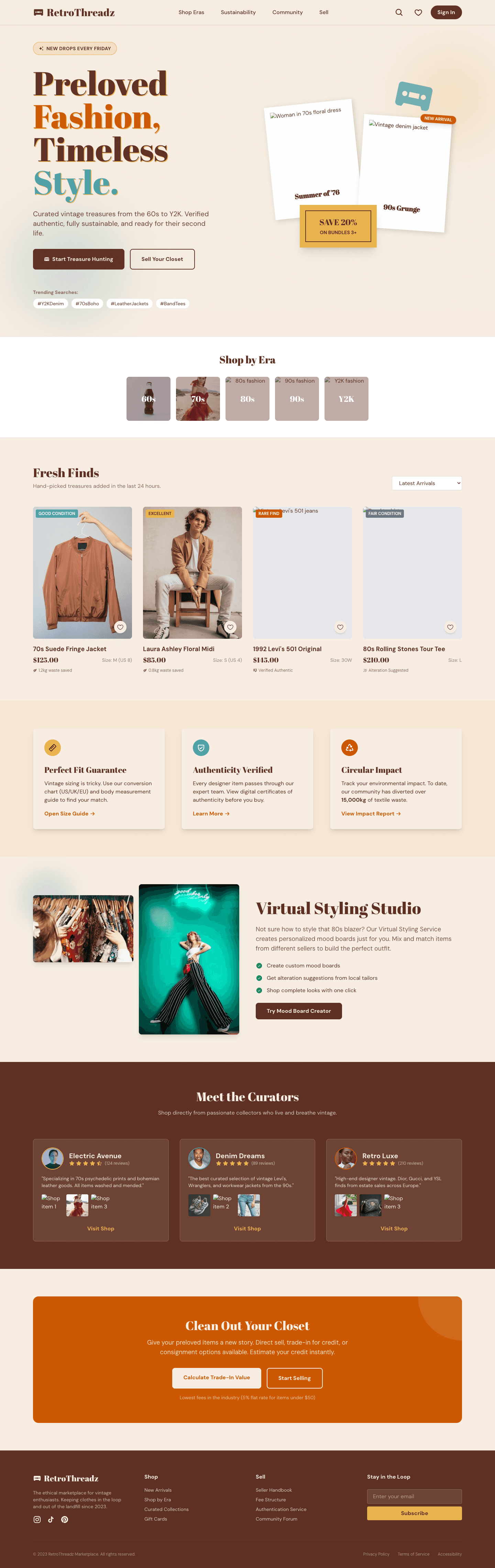 RetroThreadz Marketplace